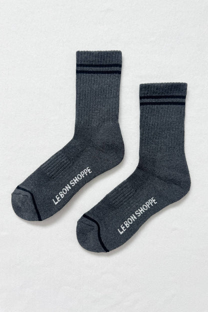 Boyfriend Socks: Powder Blue