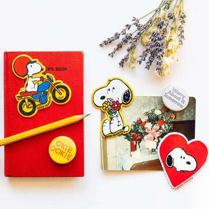 3P4 x Peanuts® - Snoopy Motorcycle Classic Fridge Magnet