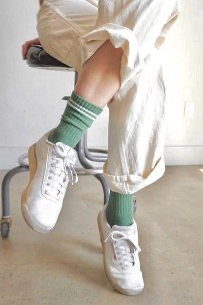 Boyfriend Socks: Clean White