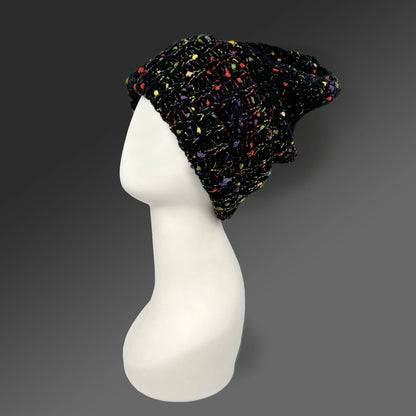 Pebble Speckled Beanie – Cozy & Stylish for Cold Weather: Black