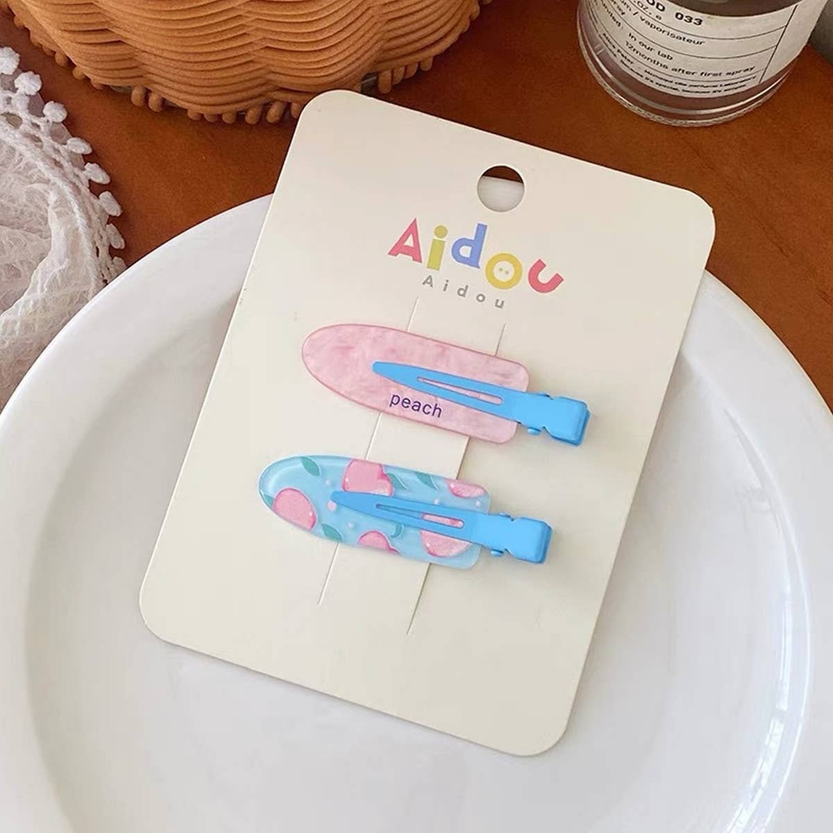 Jelly Color No-Crease Hair Clip - Cute Makeup Pin_CWAHA1373: BLUEPINK / (OS) 3