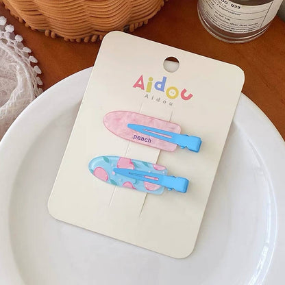 Jelly Color No-Crease Hair Clip - Cute Makeup Pin_CWAHA1373: BLUEPINK / (OS) 3