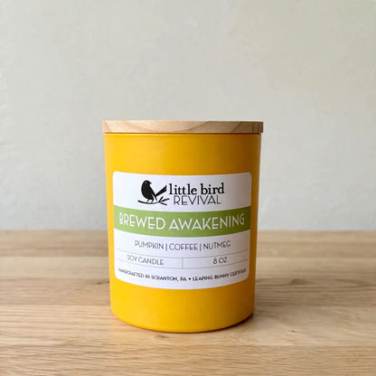Brewed Awakening | Pumpkin • Coffee • Nutmeg | 8 oz Candle