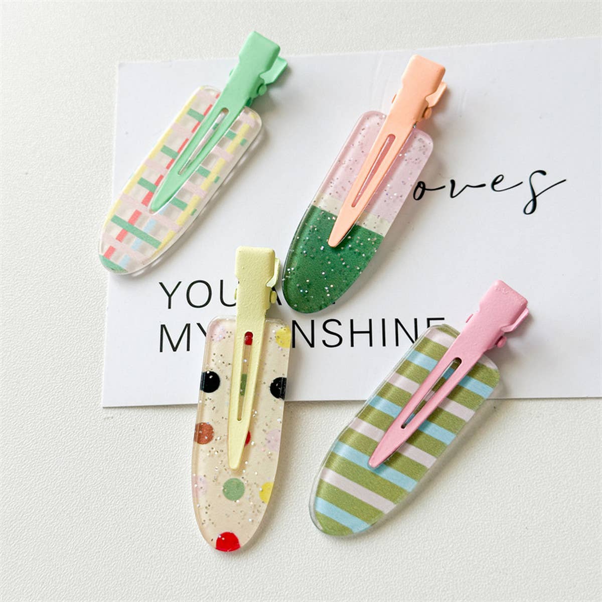 Jelly Color No-Crease Hair Clip - Cute Makeup Pin_CWAHA1373: BLUEPINK / (OS) 3