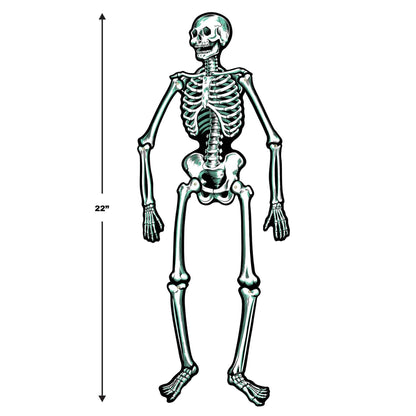 Beistle 22" Jointed Cardstock Skeletons 2/pk