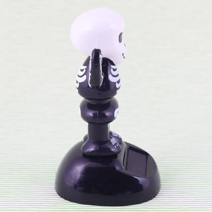 Solar Bobble Figure Skeleton 2 Black