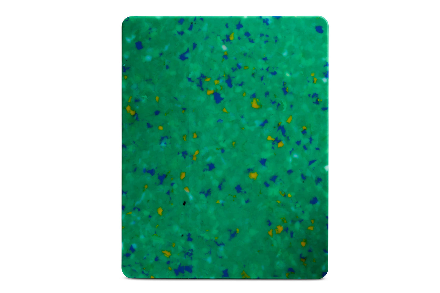 Recycled Plastic Cutting Board Medium Green Confetti