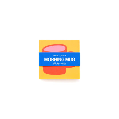 Morning mug sticky notes