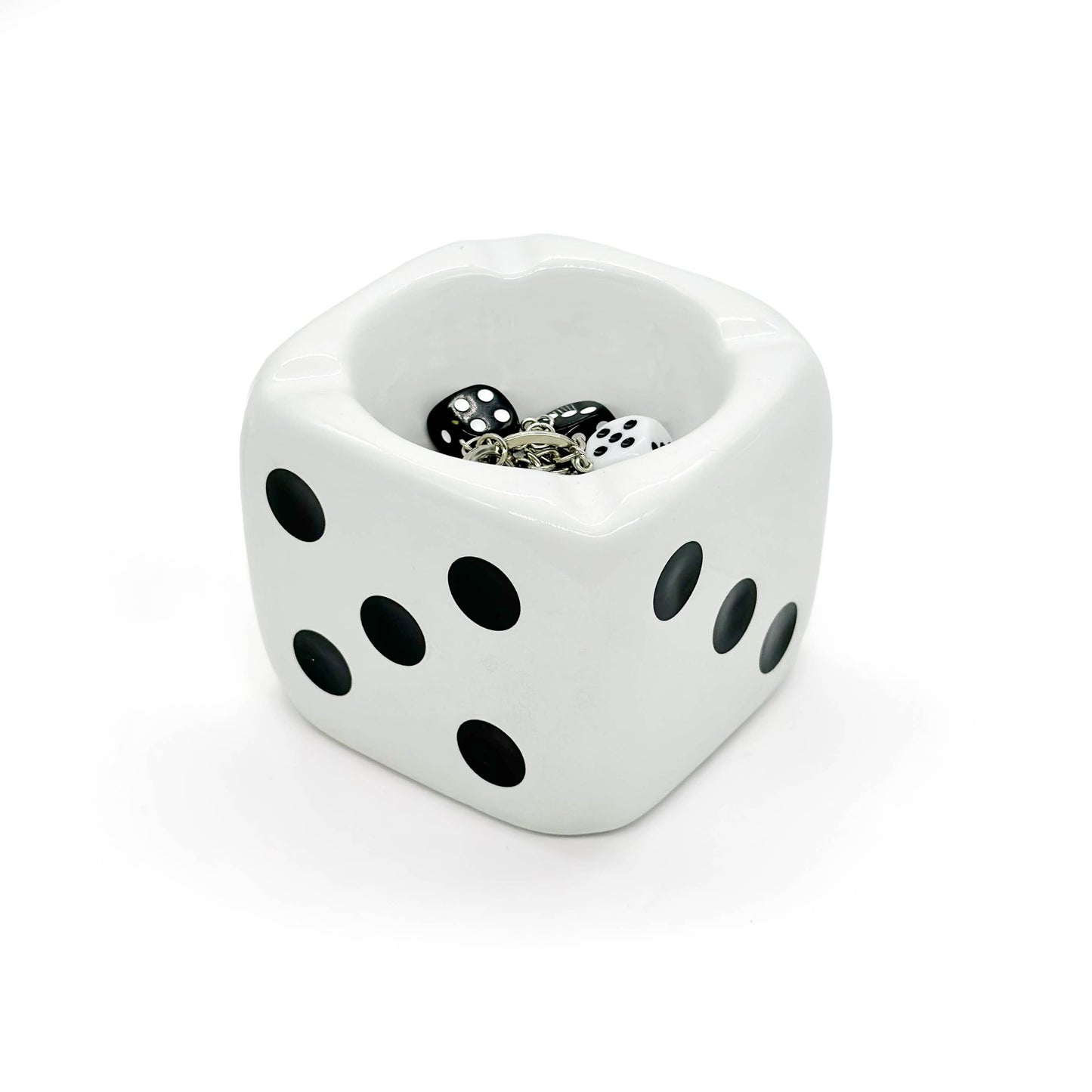 Dice Trinket Holder – Fun Ashtray or Catchall Dish