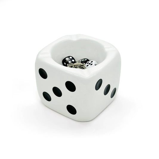 Dice Trinket Holder – Fun Ashtray or Catchall Dish