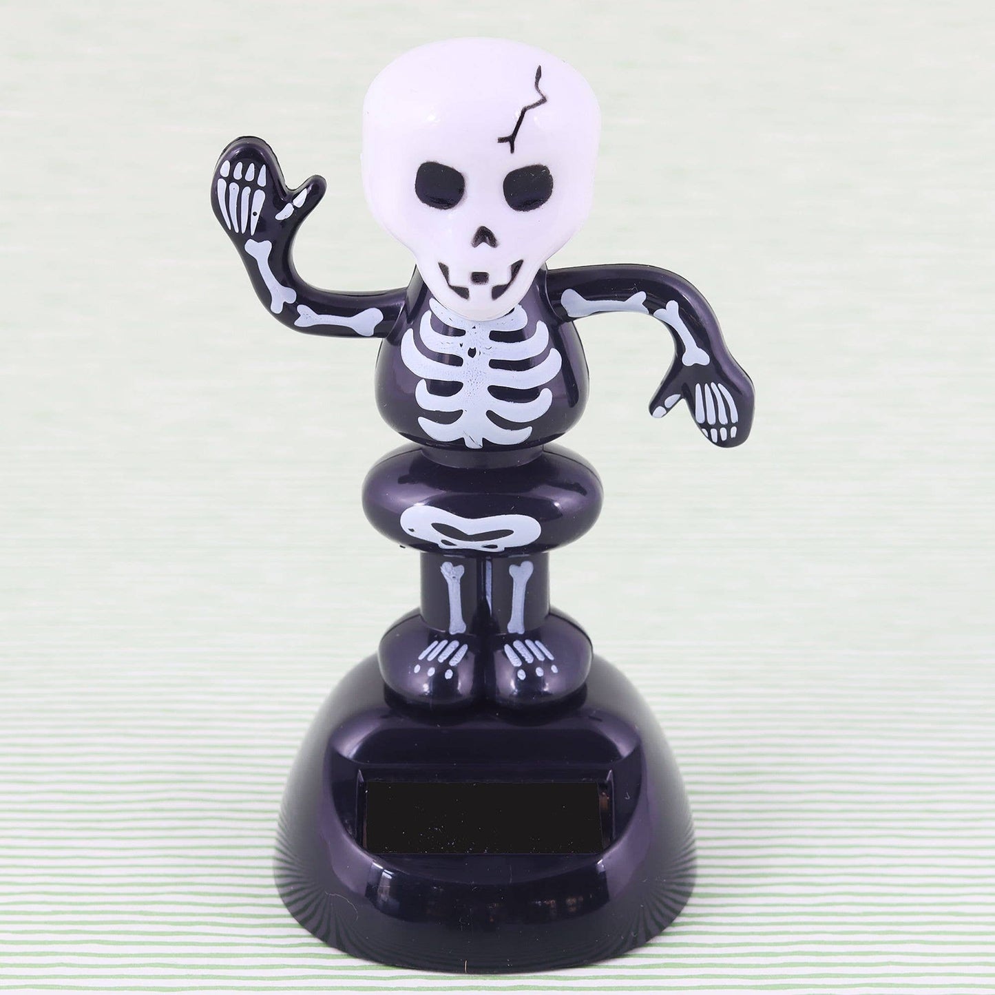 Solar Bobble Figure Skeleton 2 Black