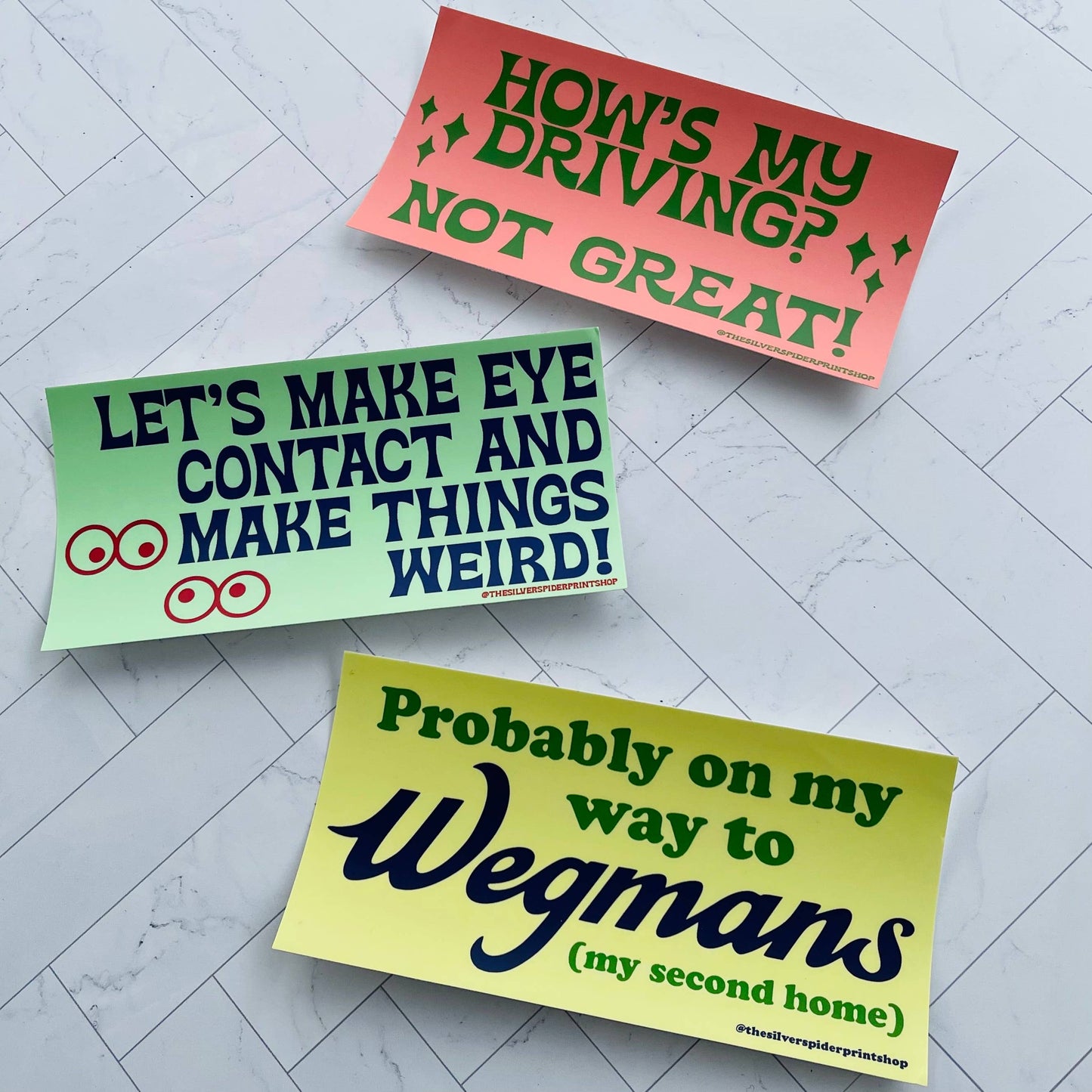 Probably on my way to Wegmans Bumper Sticker Buffalo WNY