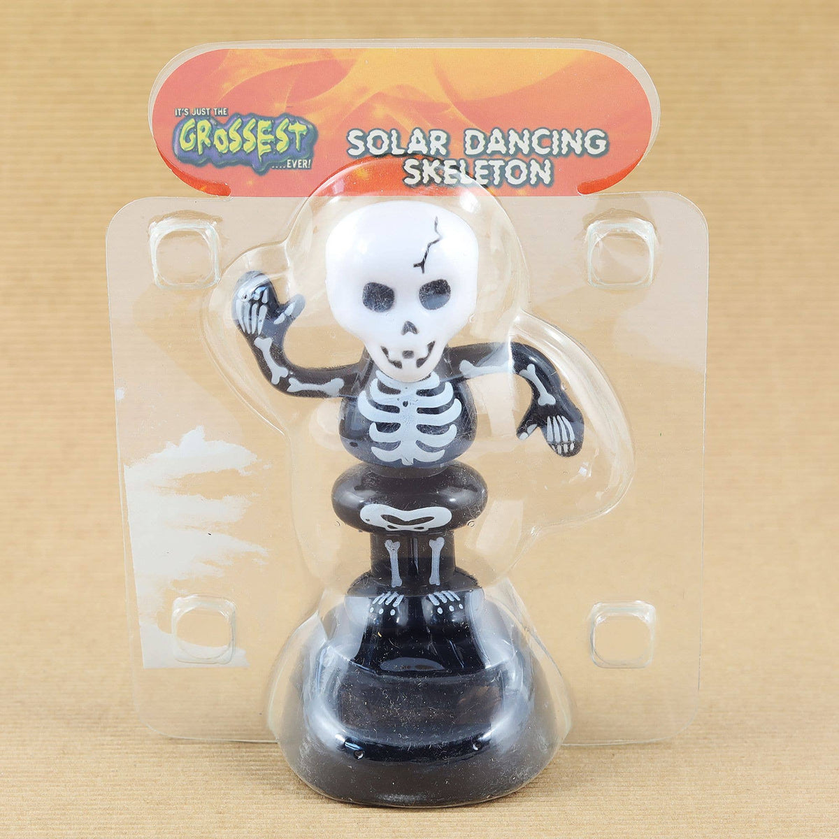 Solar Bobble Figure Skeleton 2 Black
