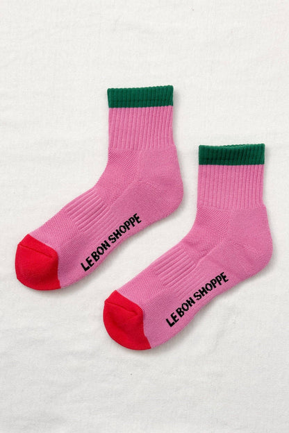 Color Block Girlfriend Socks (wholesale): Yellow Blue