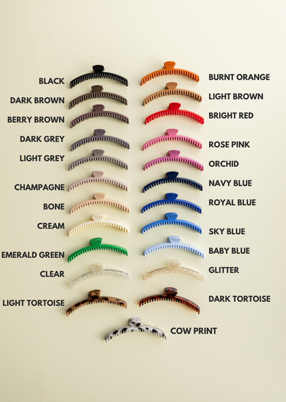 SHINY ORIGINAL HOLD EVERYTHING CLAW ( 22  COLORS): BABY BLUE