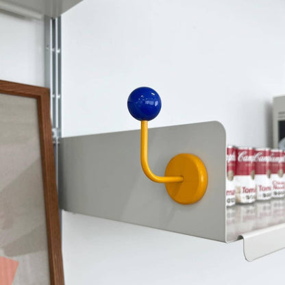 Color Block Magnetic Hook for Bags, Clothes and Hats: Yellow and Blue