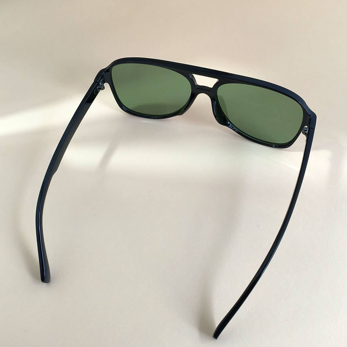 Vintage Double Bridge Aviator Sunglasses_CWASG0113: LEOPARDBLUE / (OS) 1
